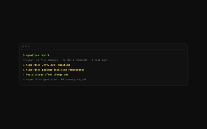 AgentLens preview
